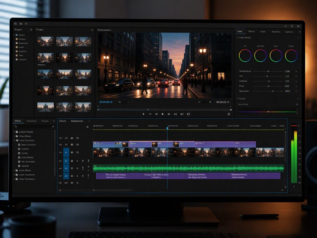 Video editing work sample